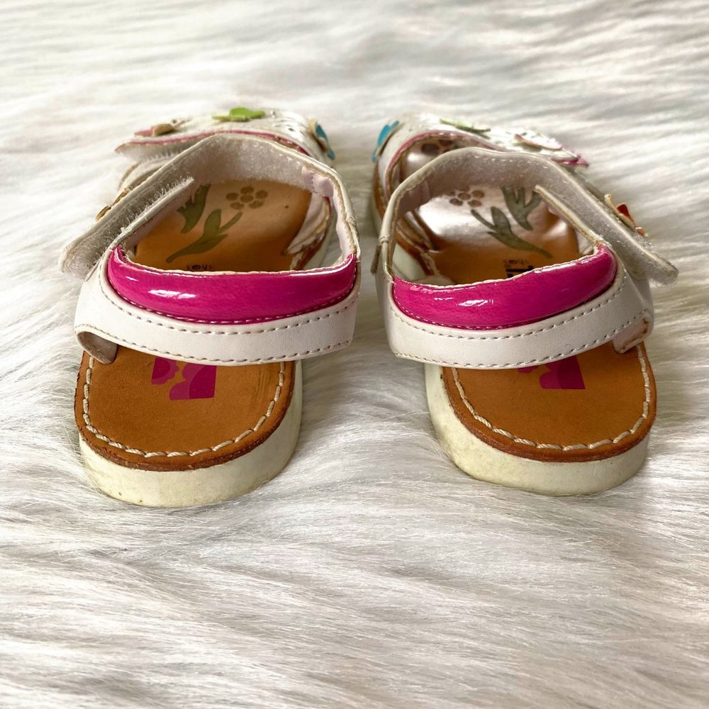 Rachel Shoes Little Girls Butterfly Sandals Sz 7 - Picture 4 of 5
